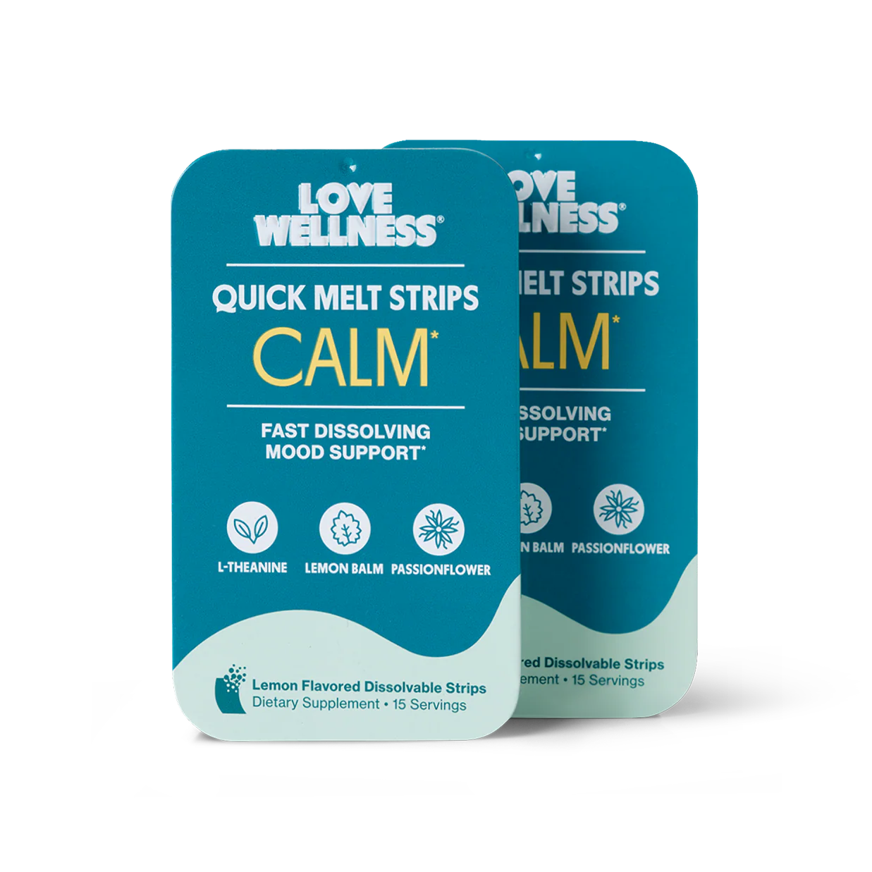 Love Wellness CALM* Quick Melt Strips - 1