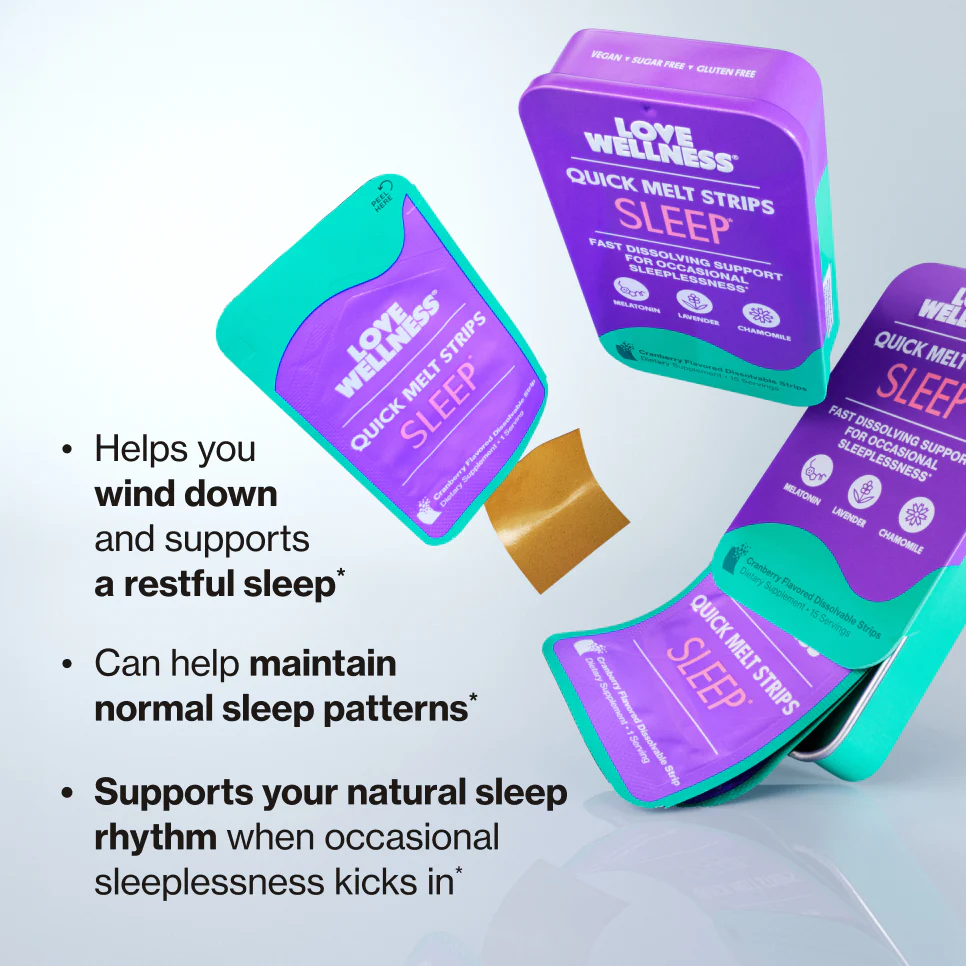 Love Wellness Sleep Quick Melt Strips - 2