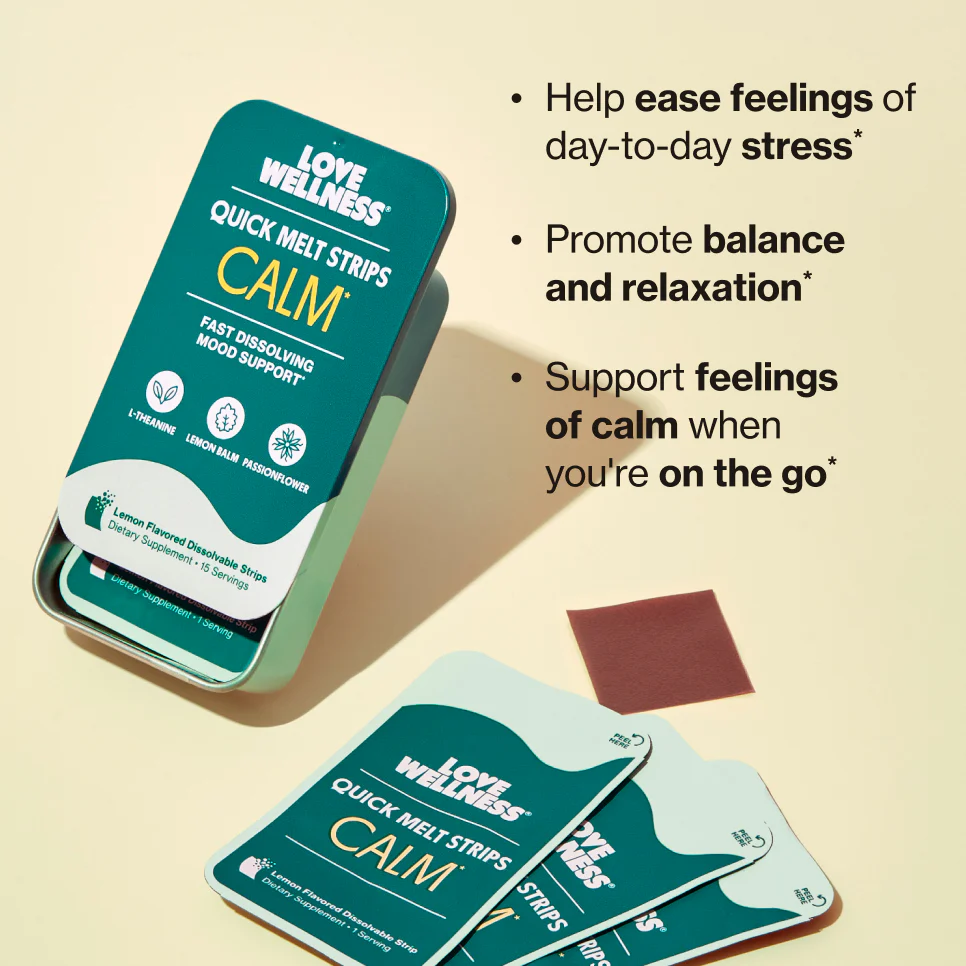 Love Wellness CALM* Quick Melt Strips - 2